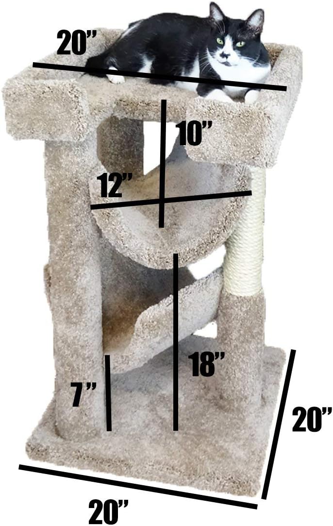 New Cat Condos Premier Cat Scratch and Lounge, Gray