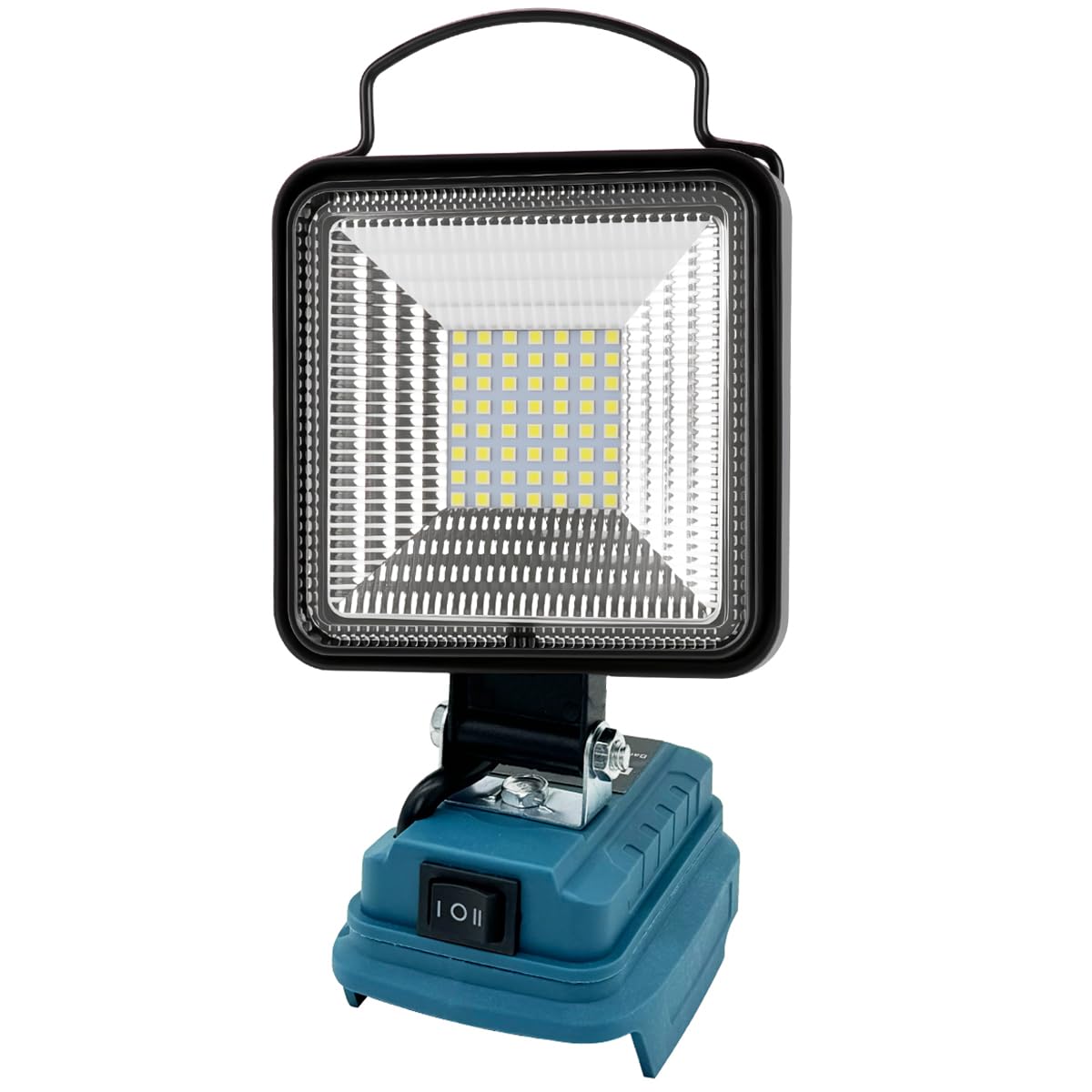 Akku Lampe für Makita 18V Akku, 48W 4800LM Led Arbeitsleuchte（Ohne Akku）mit 2 USB für Camping, Autoreparaturen, Notfall Ersatz für Makita DML816