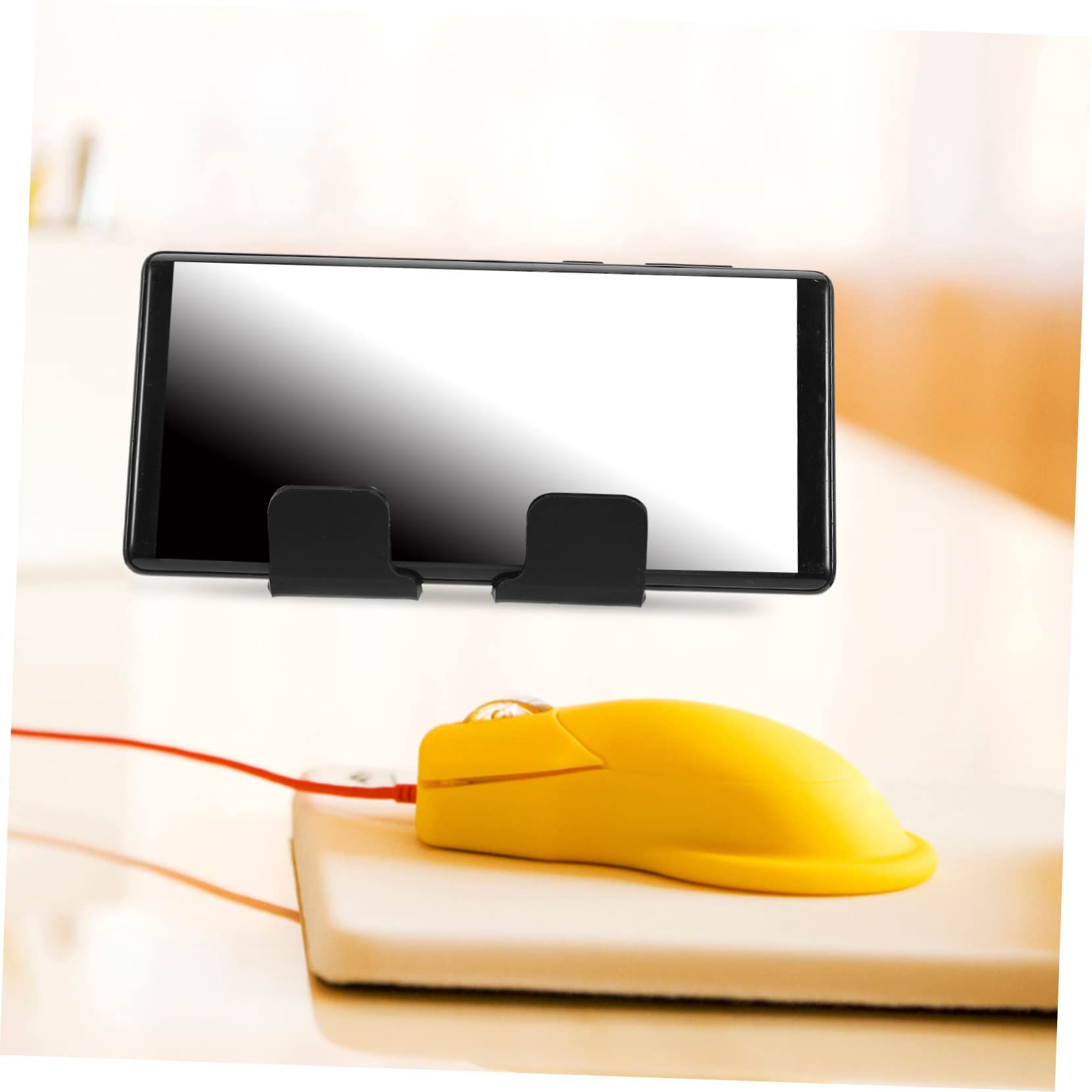 OSALADI 5pezzi Supporto Da Parete Per Smartphone Autoadesivo Supporto Di Ricarica Per Telefono Design Multifunzione Compatibile Con Smartphone e Piccole Tablet