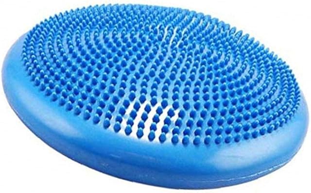 Eaarliyam Balance Cushion Physio, Wobble Cushion For Chair, Inflatable Stability Trainer, Sensory Cushion ADHD, Rehabilitation, Kids, Adults, 12.99 inch