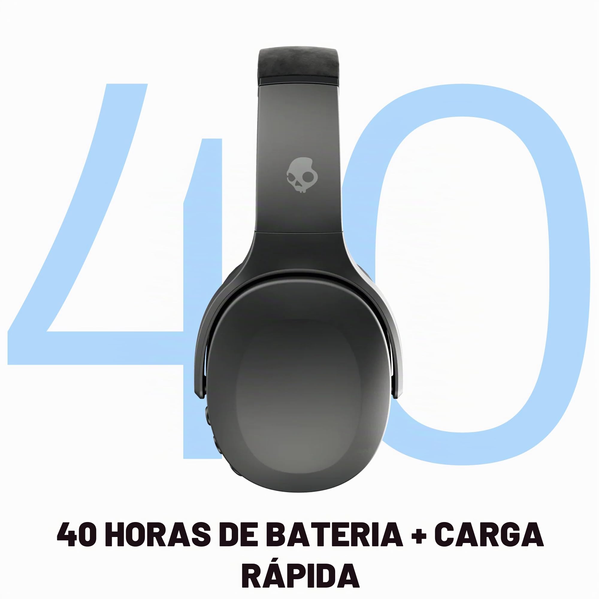 Fone de Ouvido sem fio Skullcandy Crusher Evo Over-Ear com Graves