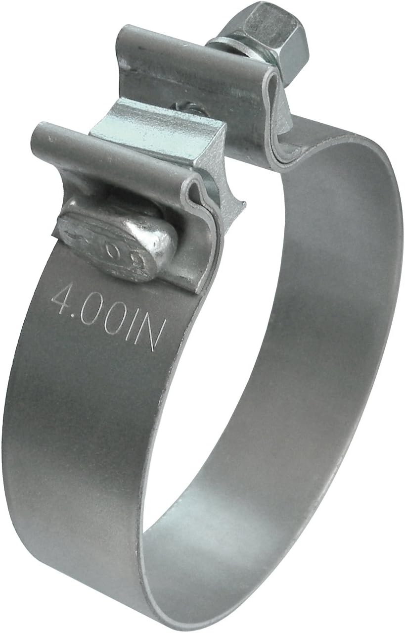 Roadformer 5" Butt Joint Exhaust Band Clamp - Aluminized Steel For 5" OD Exhaust Pipe, Muffler