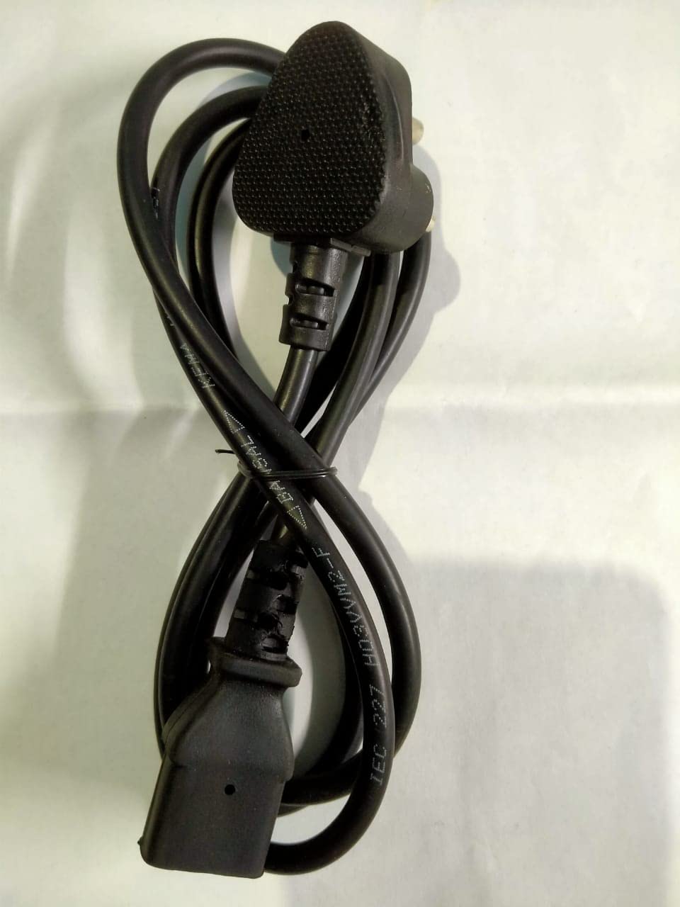 Power Cord 1.5M Replacement Power Cable, India Plug IEC Computer Mains Power Cable Cord for Desktop 3 pin Power Cable for PC, Power Cable for Monitor SMPS and Printer, Power Supply, TV