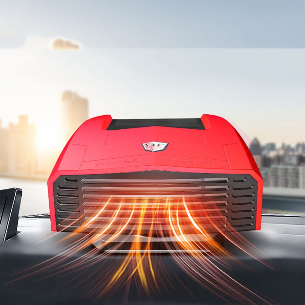 Car Heater Portable Fan,Car Heater Cooling Fan 2 in 1 Fast Heating ...