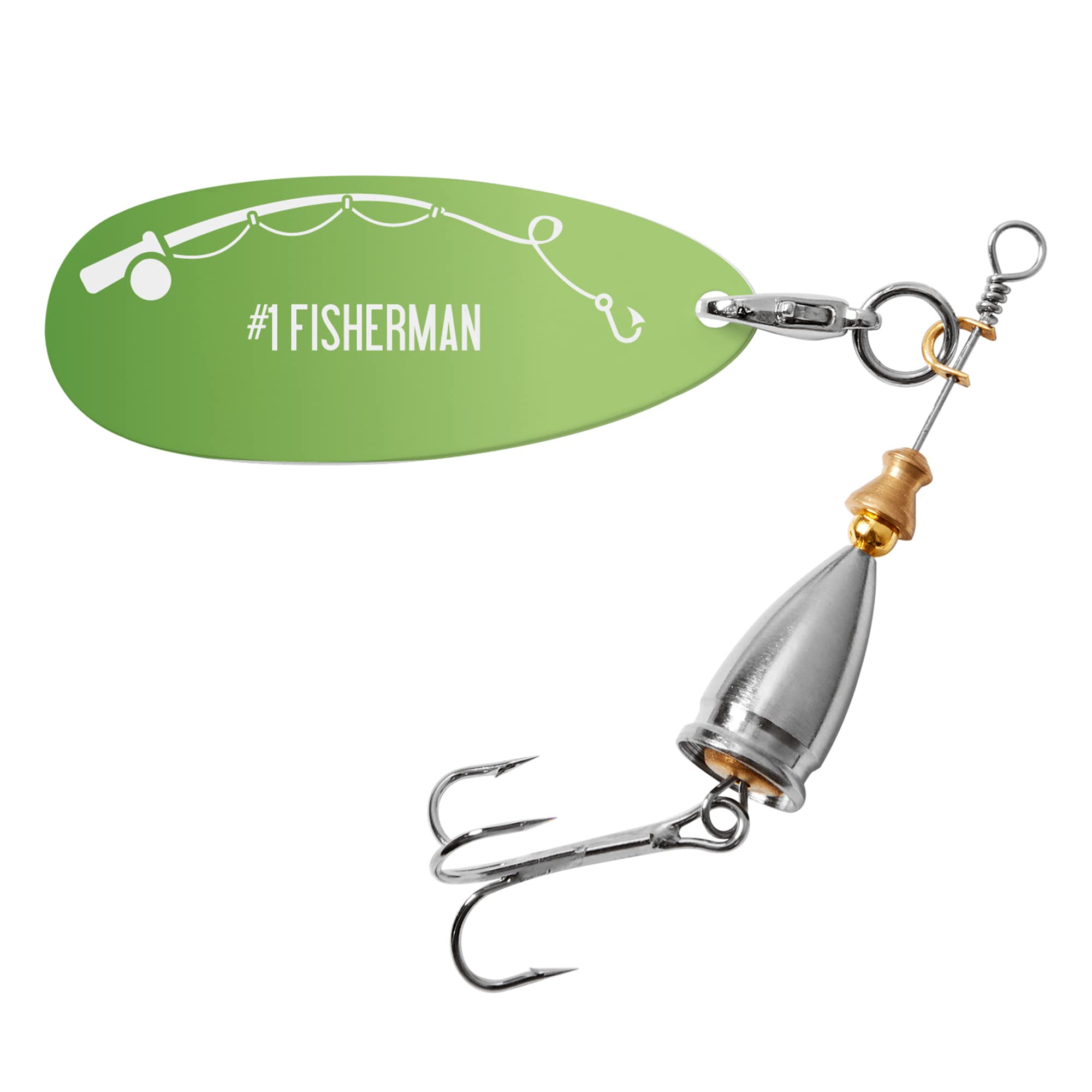Let's Make MemoriesCustom Fishing Lure - Green