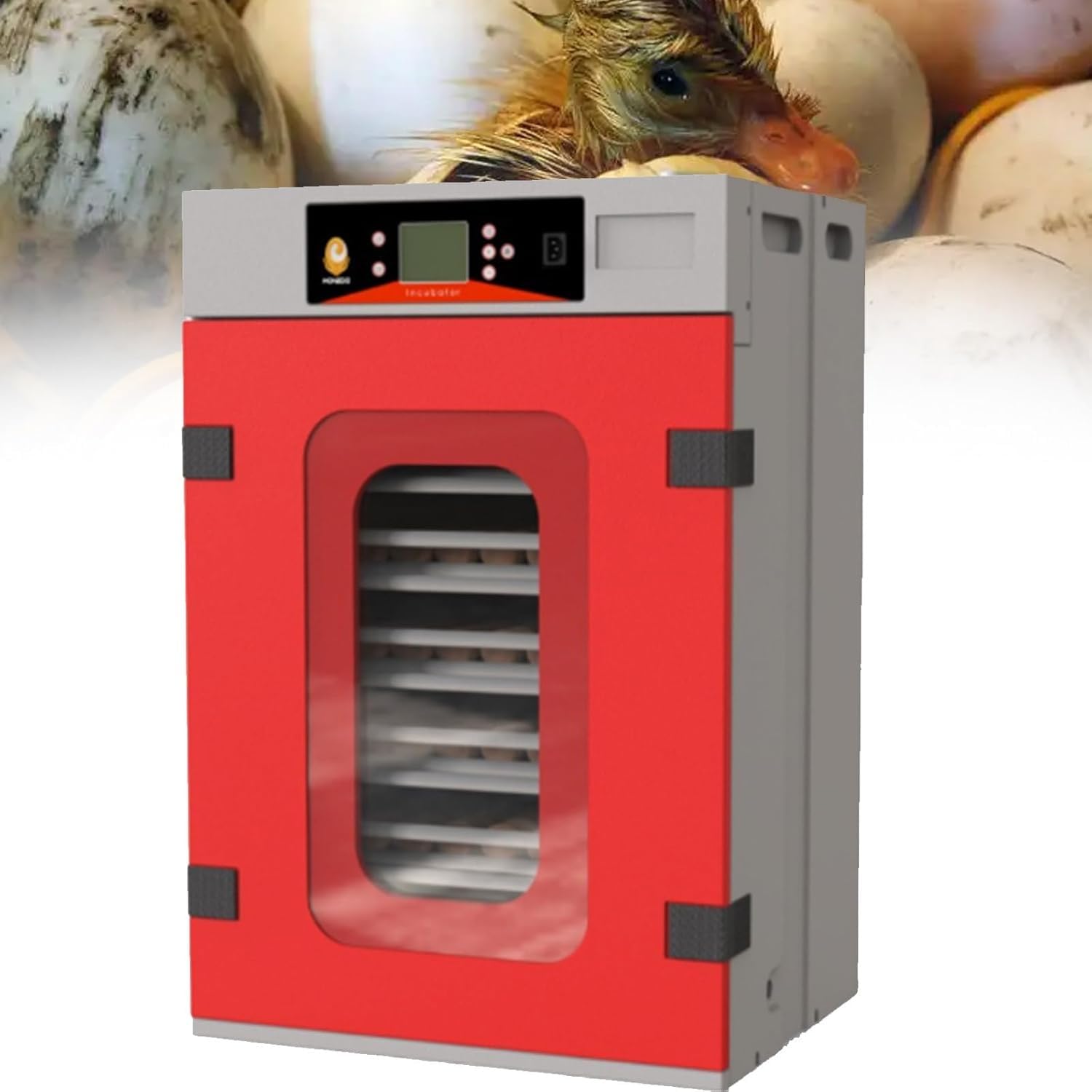 Incubadora industrial de huevos con control de temperatura y humedad, gran criadero de aves de corral para pollos, patos, gansos y codornices, ideal para la cría de animales