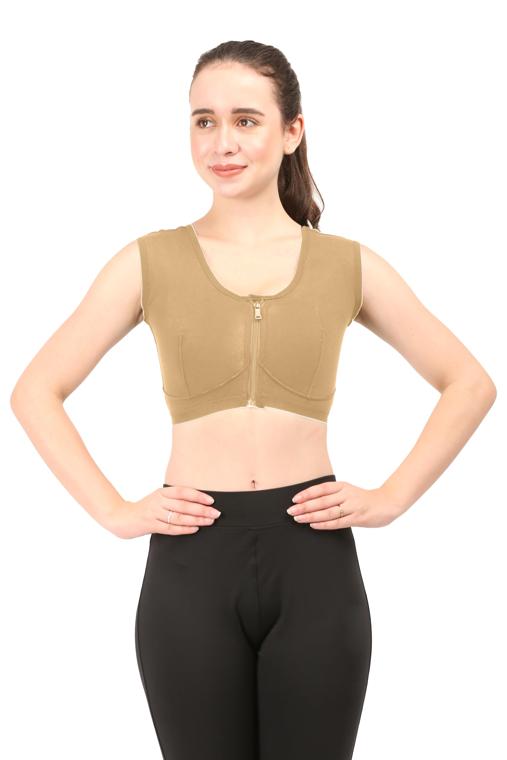 Post Surgery Medical Compression Bra || Moderate Compression || Cotton Fabric || Sports Bra || Breast Augmentation Bra || Surgical Recovery Supporter