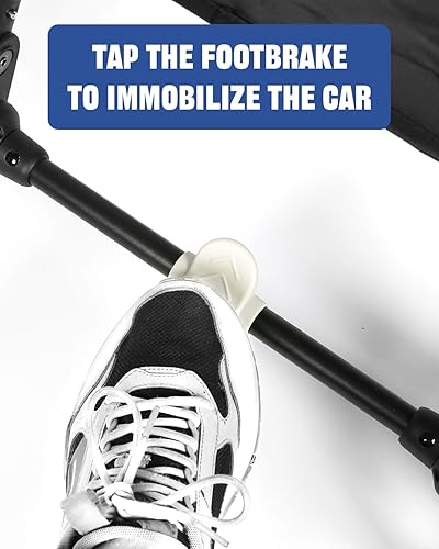 Miniatura 3 de Carrito de compras plegable con función de capacidad de 70 libras con bolsa térmica, ruedas giratorias delanteras giratorias y control deslizante de