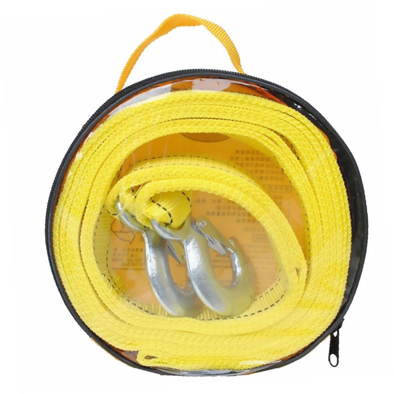 PRETYZOOM 1Pc Durable Car Trailer Tow Rope Double Thickened Nylon Winch Rope Capacity for Outdoor Kits and Vehicle