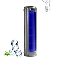 Air Conditioner, Air Cooler, USB Tower Fan, 3 Speeds, Horizontal, Vertical or Wall Mounting, for Bedroom Office Home Gray [Energy Class A]