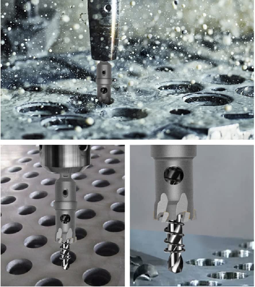 Otwornica z węglików spiekanych 140 mm z trzpieniem, wiertło do cięcia otworów TCT do stali nierdzewnej, blachy, metalu, drewna