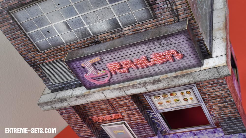 Building 9.0 Ramen Pop-Up Diorama 1/12 Scale Extreme-Sets