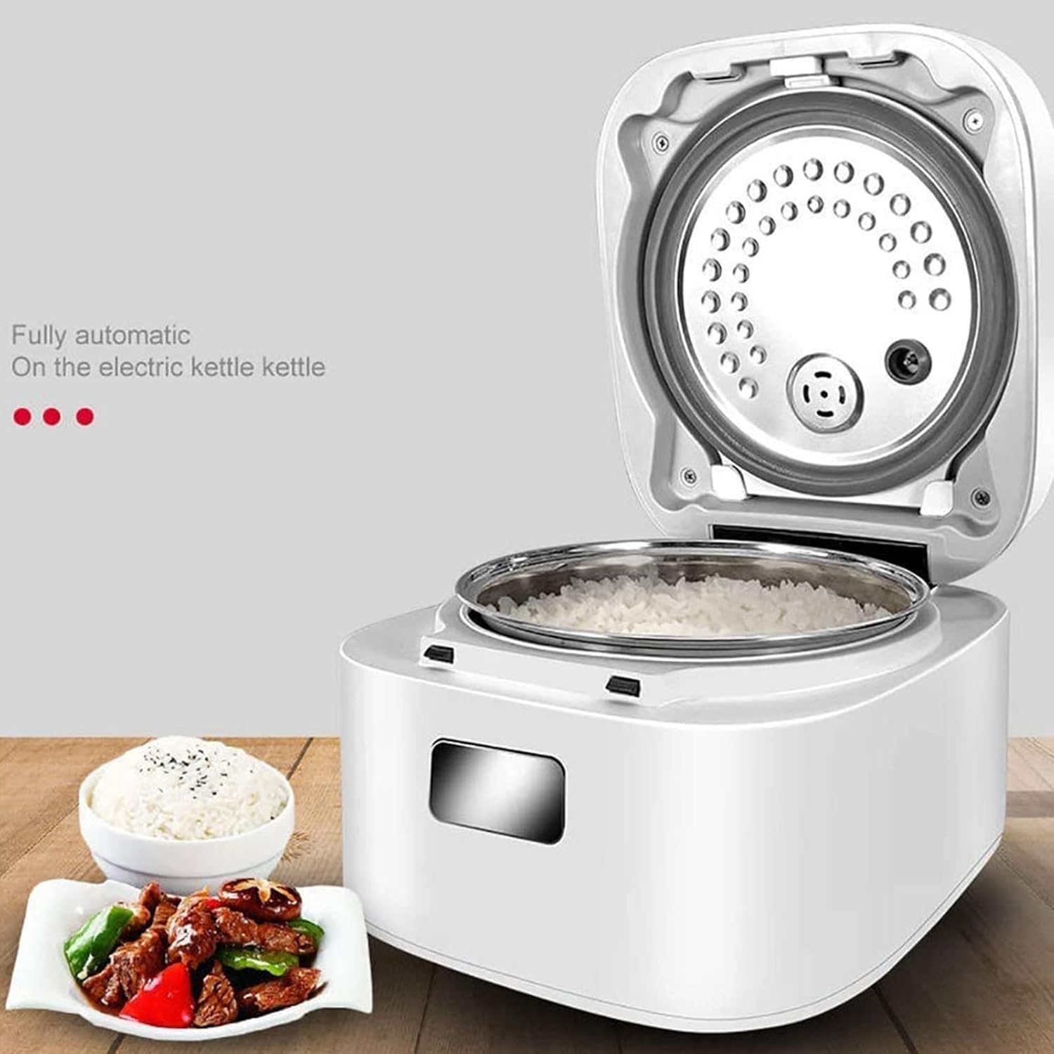 Low Sugar Rice Cooker is Fully Automatic, 3L Home Multi-Function Rice Cooker, Thickened Non-Sticking Inner Lined, Rice Soup is Separated, 2-4 People