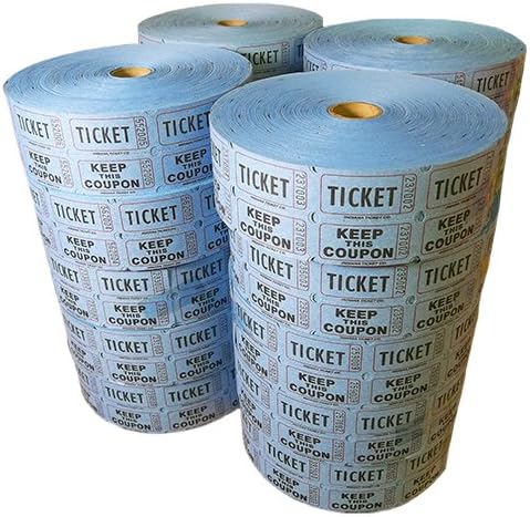 Double Roll Tickets Full Case - Blue (2000x20)
