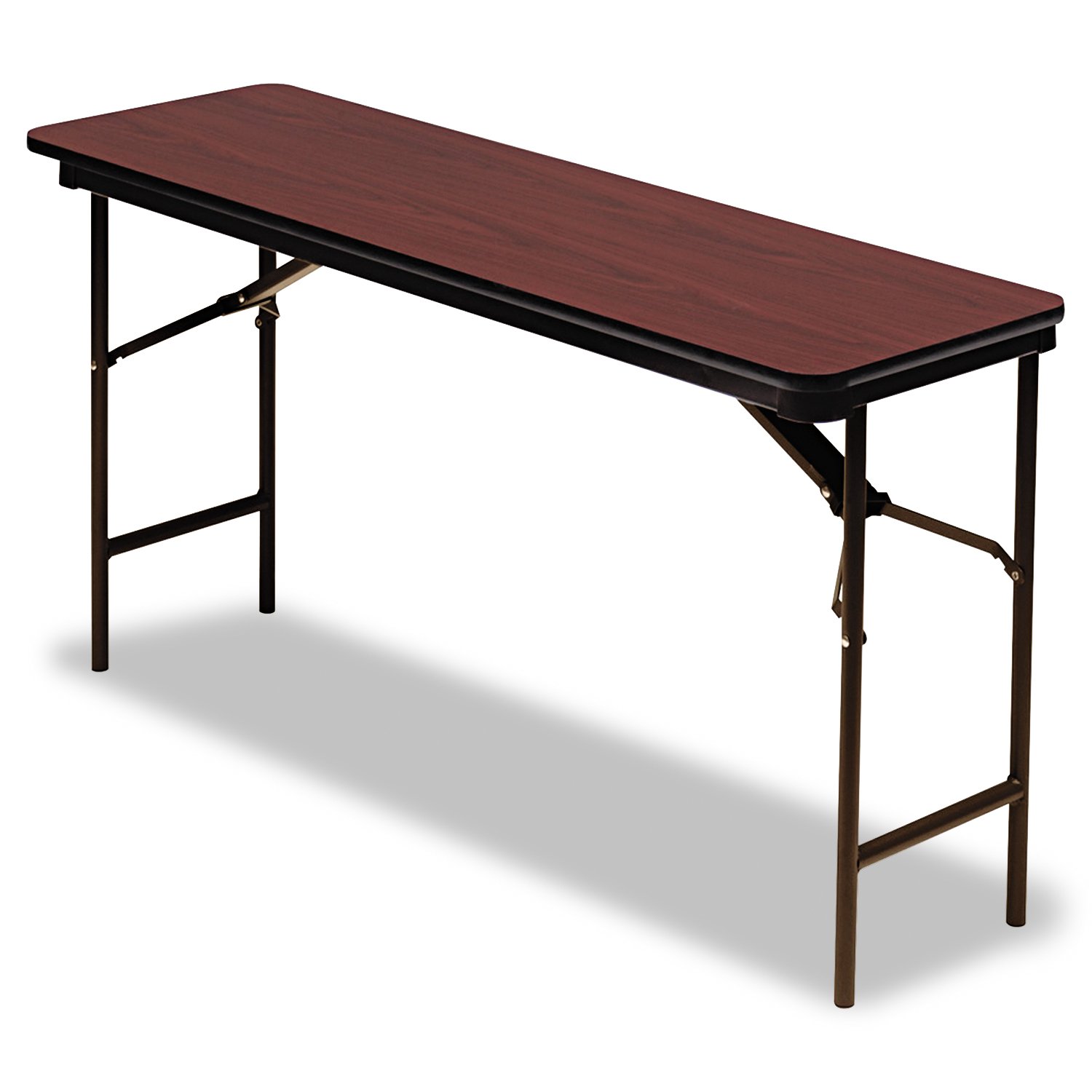 IcebergICE55274 Premium Wood Laminate Folding Table with Br