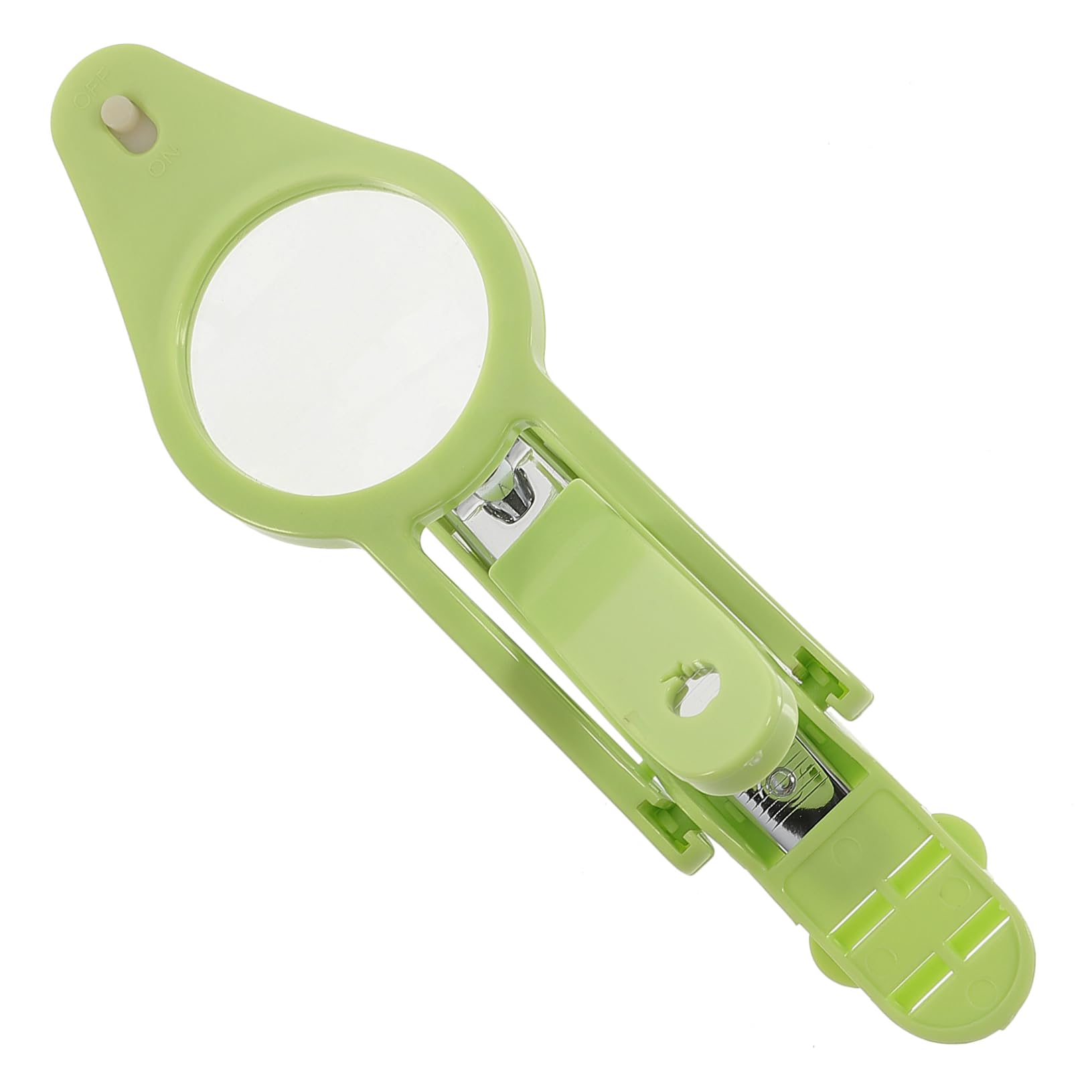 BESPORTBLE Portable Nail Care with Light and Magnifier Safe Nail Clippers for Creative Nail Trimmer Tool for Tender Nails for Newborns and Green