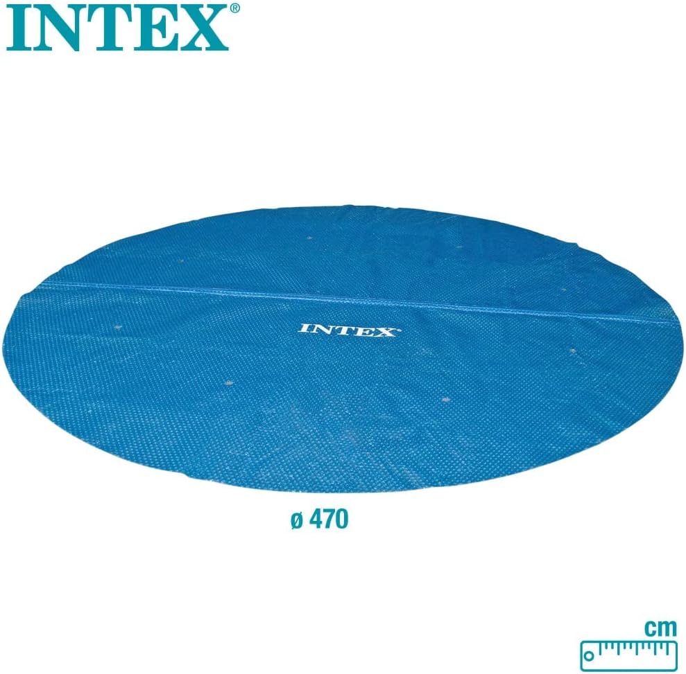 Intex Solar Cover for Easy & Frame Pool Diameter 488 cm Solar Tarpaulin Blue