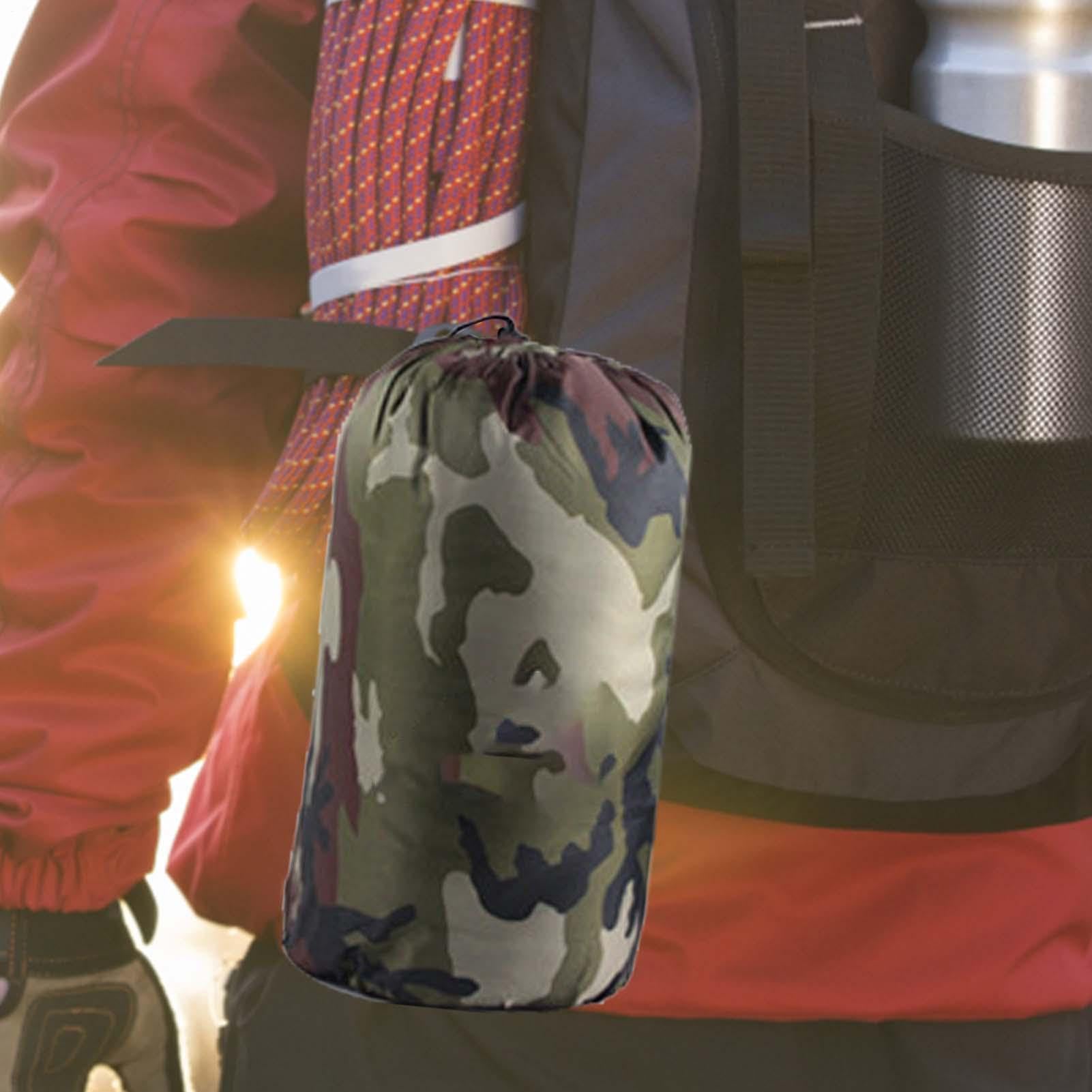 Sacco a, sacco a da campeggio, riutilizzabile, con sacco a compressione | portatile, impermeabile, per escursioni, campeggio, picnic, spiaggia