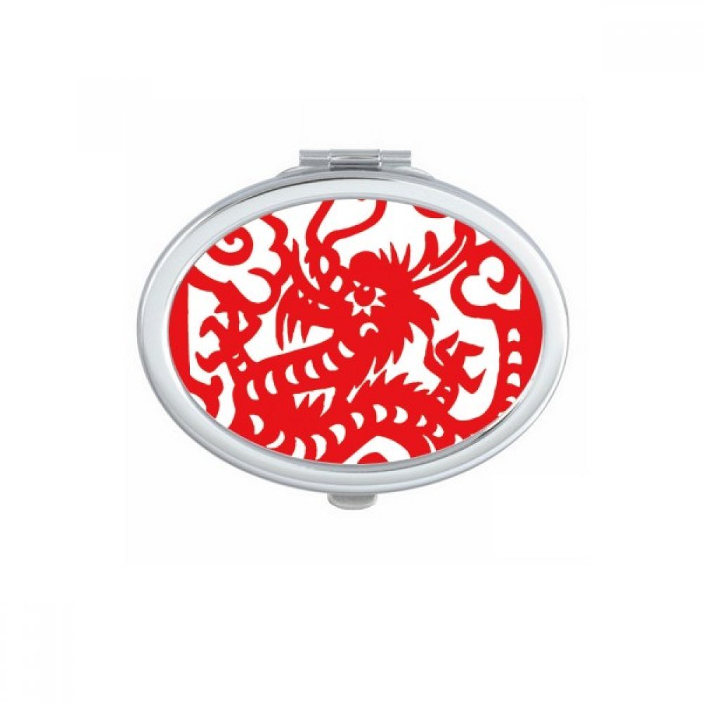 Miroir de poche dragon signe astrologique chinois et coupe-papier