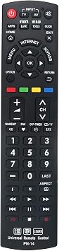 New Universal Controller Replaced Remote Works for 99% Panasonic LED LCD LEARN 3D TV Also SUBs N2QAYB000926 N2QAYB000485 N2QAYB000837