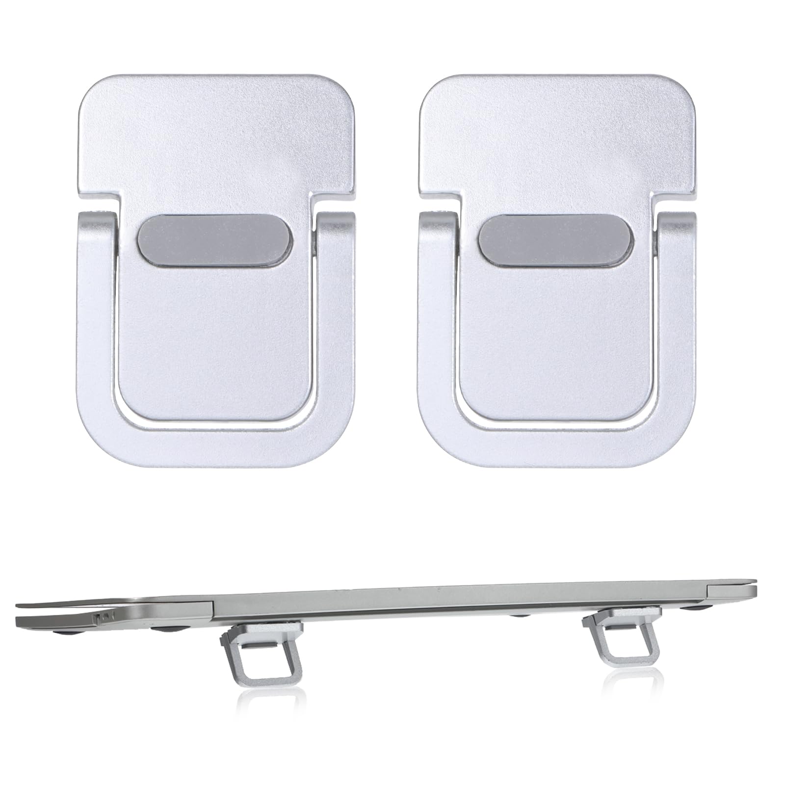 2PCS Mini Laptop Stand for Desk Keyboard Stands Portable Laptop Stand Foldable Sleek Computer Notebook Holder Portable Computer