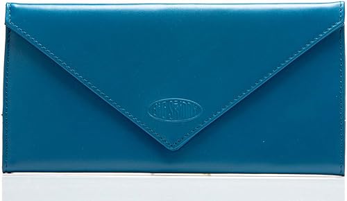 Big Skinny Billetera delgada de cuero para mujer, con tres pliegues, capacidad para hasta 40 tarjetas