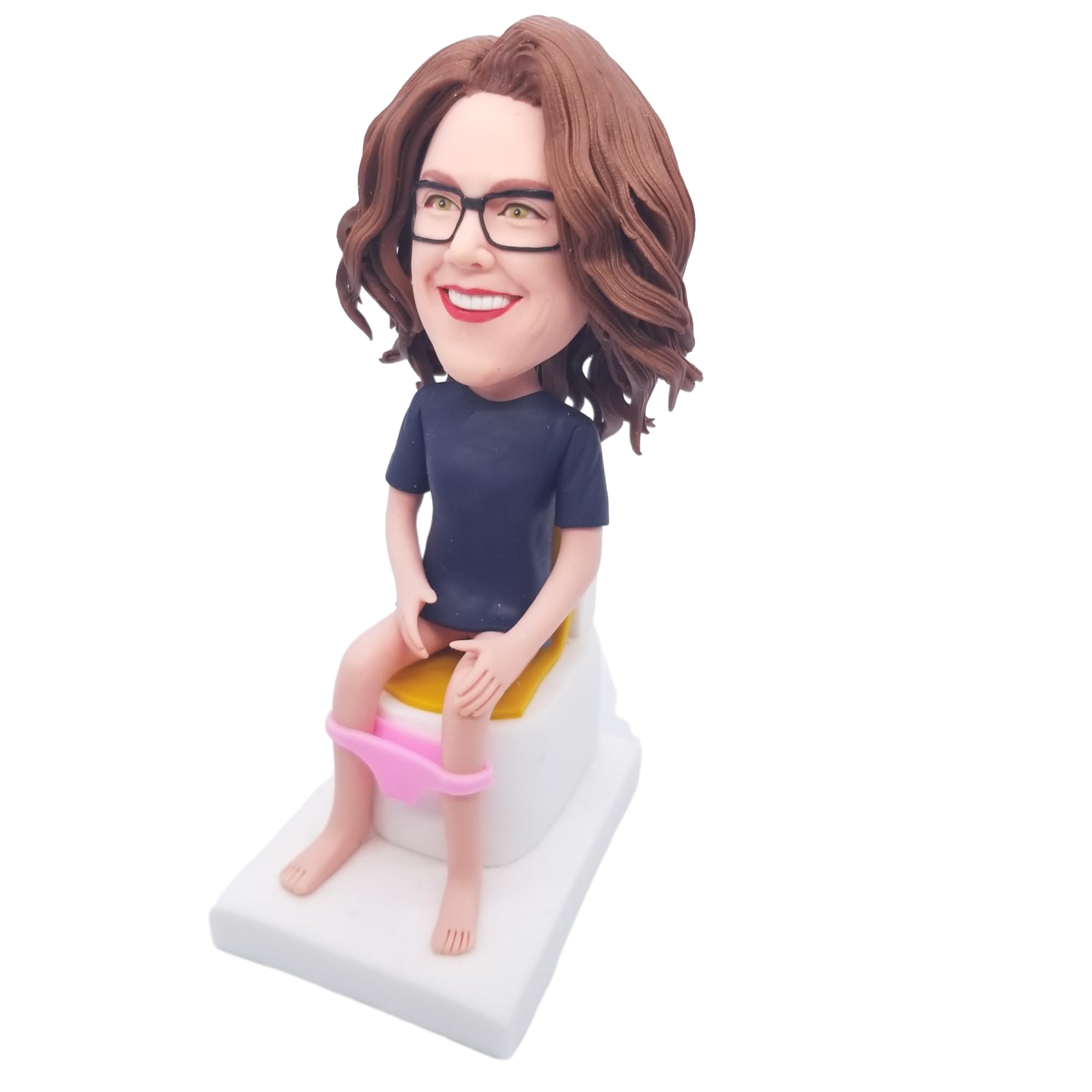 Bobblehead, statuetta Bobbleheads fatta a mano personalizzata personalizzata basata sulla tua foto per compleanno, festa della donna, festa della mamma, anniversari