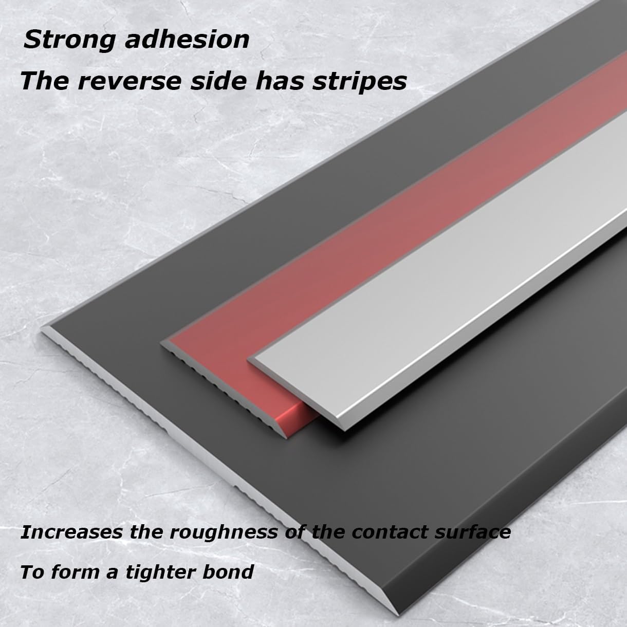 270CM Aluminium Floor Transition Strip/Flat Divider Strip - Transition Profile/Floor Strip for Joining Floor Gaps, Carpet, Threshold Cover, Floor Tiles(Purple Gold,20mm)