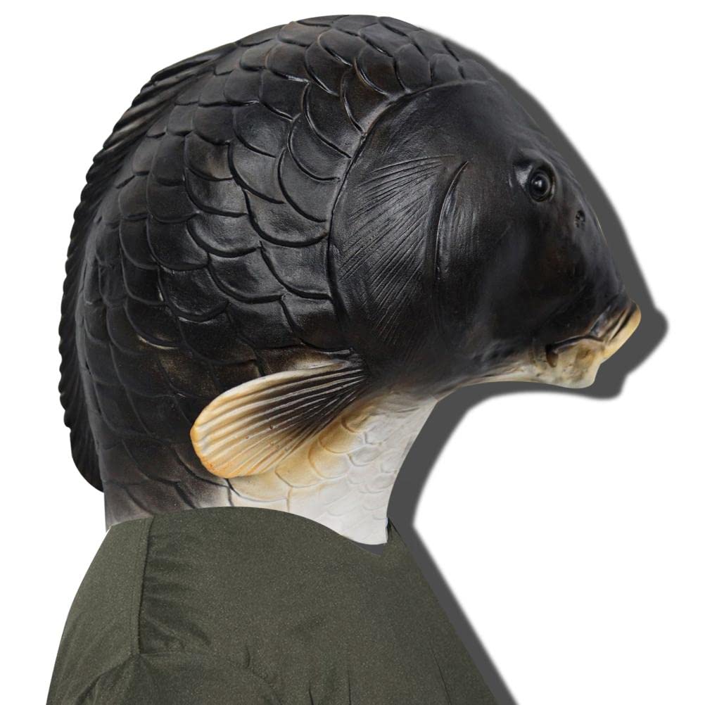 BSTCAR Fish Mask, Animal Latex Full Head Mask for Adults Costume Mask for Halloween Carnival, Party, Cosplay - Image 2