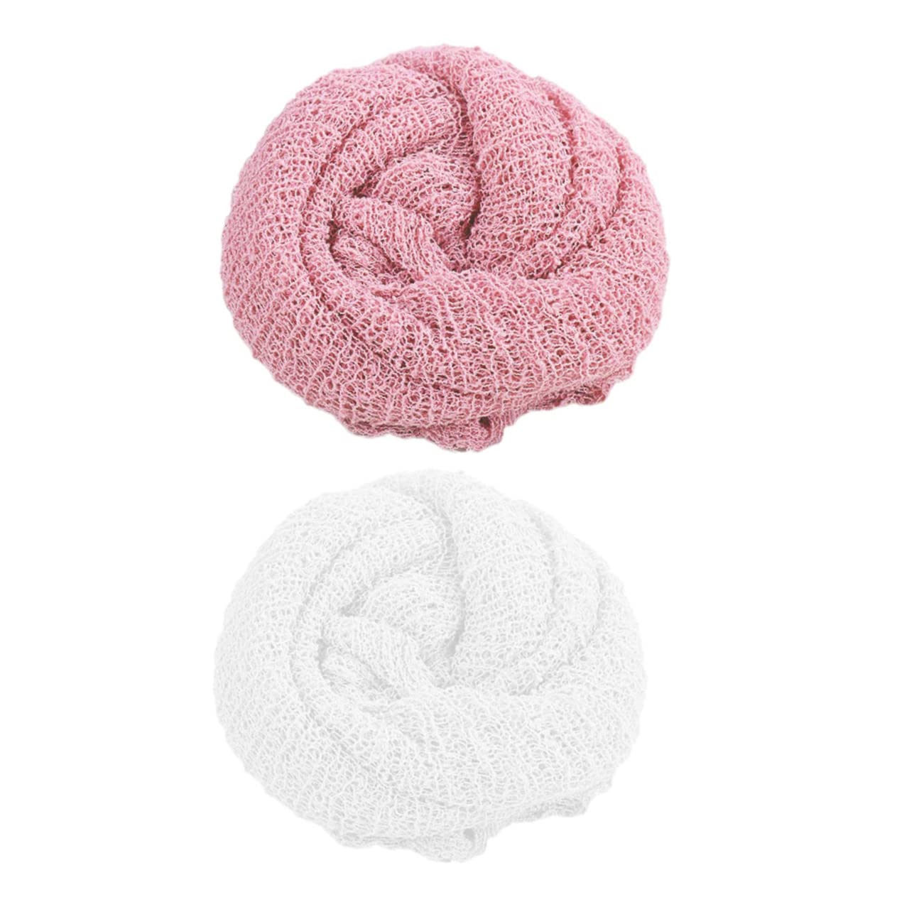 VICASKY 6piezas De Swaddle para Recién Nacidos De Transpirable y Elástico para Fotografía De Bebés y Rosa