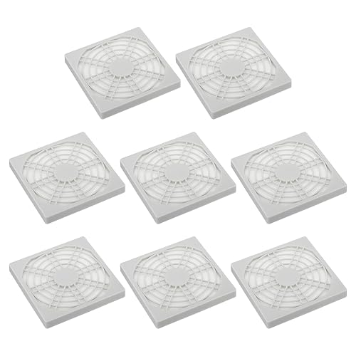 Miniatura 13 de PATIKIL Parrilla para dedos de ventilador de 3.150 in, paquete de 4 protectores de parrilla para ventiladores de escape de 3.150 x 3.150 in