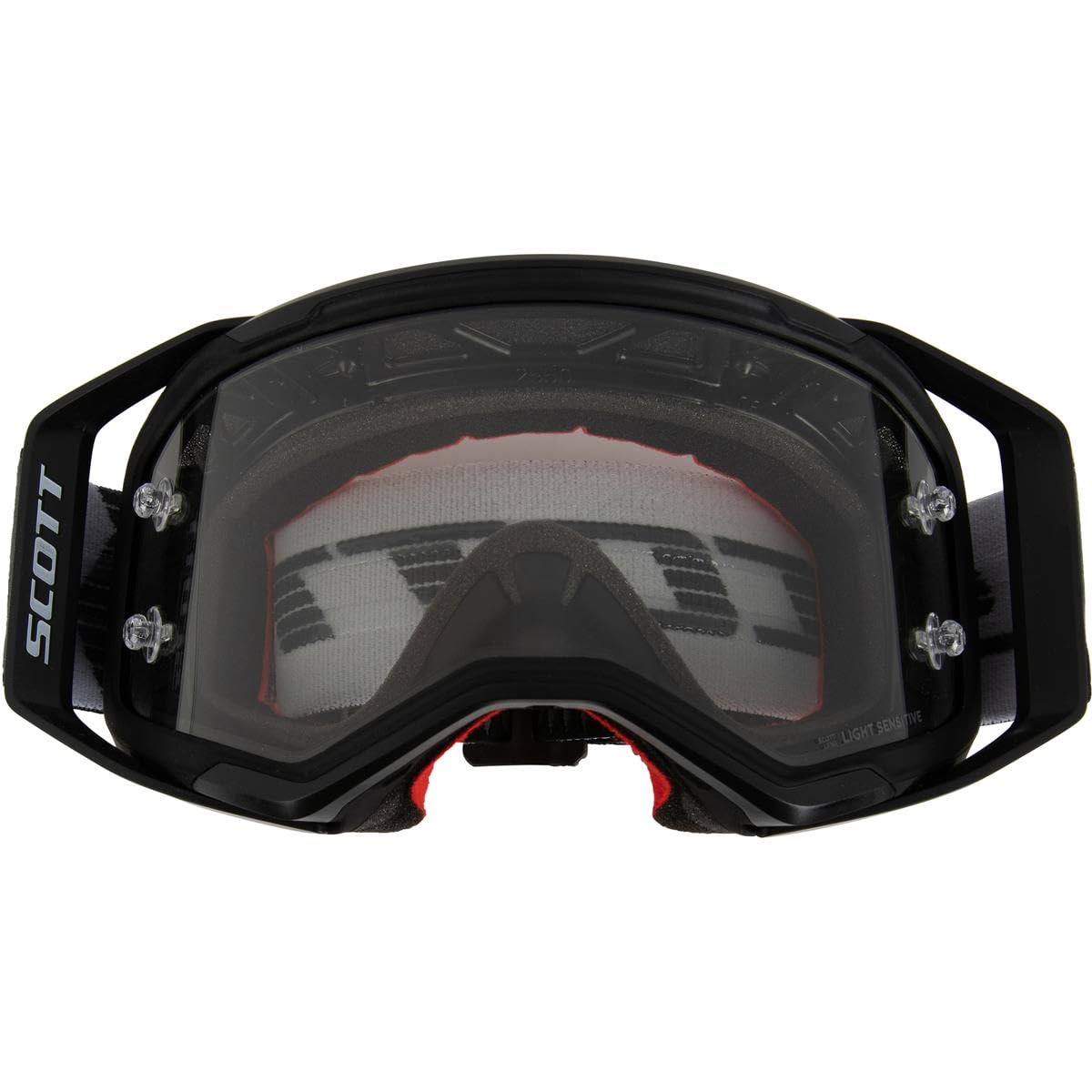 Scott Usa Prospect 2.0 Goggles (One Size Fits Most, Black/White / Light Sensitive Gray Lens)