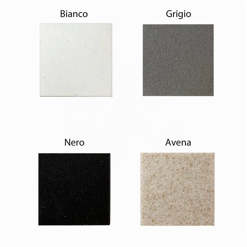 Prime 116 Lavello da Incasso Granito Avena 116x50 2 Vasche con Gocciolatoio QLP116AV