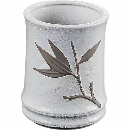 Miniatura 1 de Soporte estético retro de bambú para escritorio, suministros de oficina clásicos, decoración de cubículos, accesorios de espacio de trabajo,