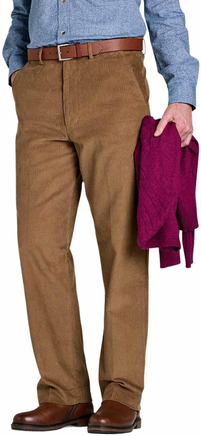 Chums Men's Corduroy Pants with Hidden Extra Stretch Elasticated Waist - Image 3