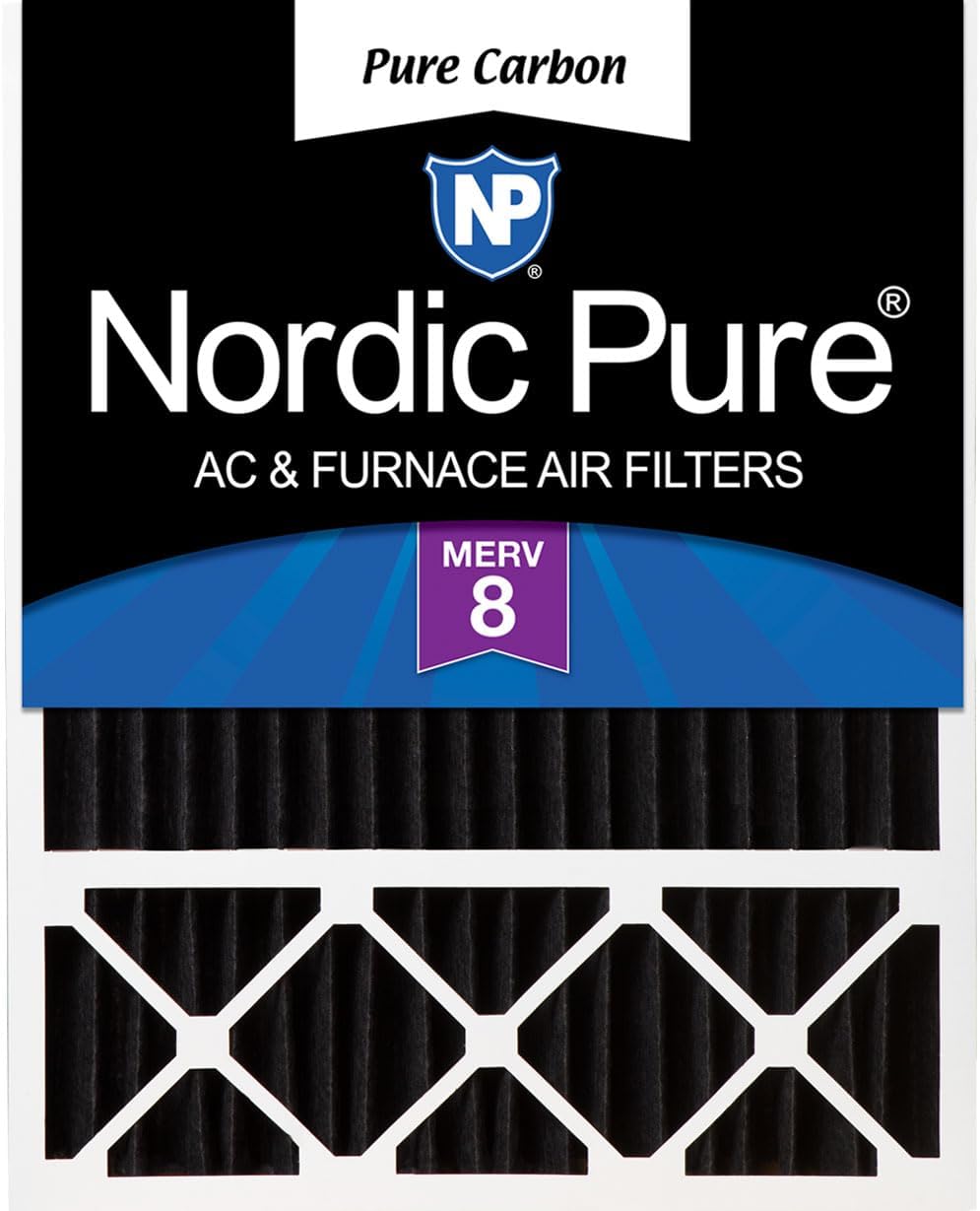 Nordic Pure 20x25x5 (19_3/4 x 24_3/4 x 4_3/8) Lennox X6673_X6675 Replacement Odor Reduction Merv