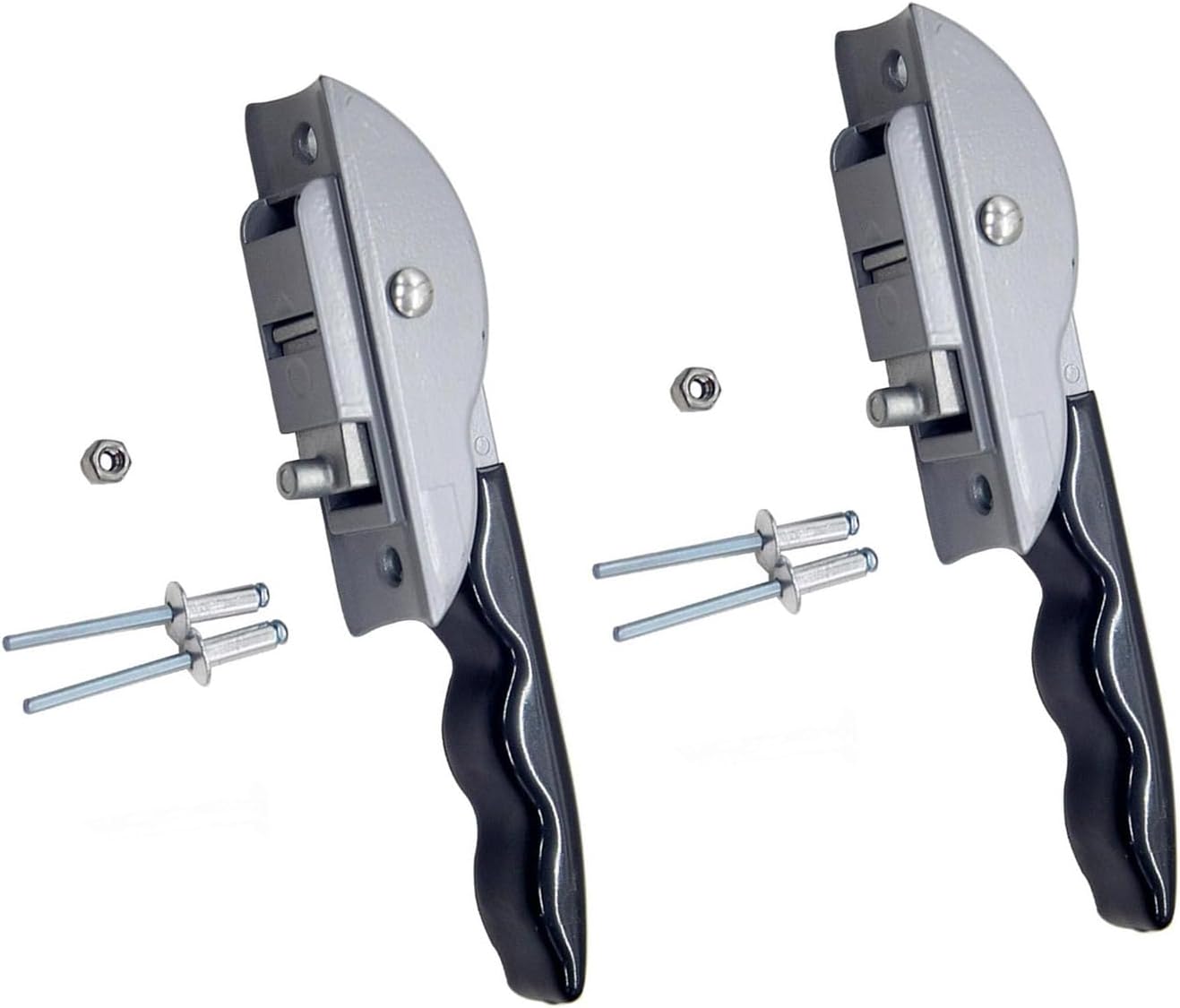 Premium Shade Lift Handle Replacement Set of 2 Rust Steel Alloy Easy Grip for Campers Oxidation Addition