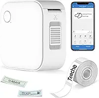 Impressora Térmica Portátil de Etiquetas, Bluetooth, com Rolo de Etiqueta Adesiva, para Casa e Escritório