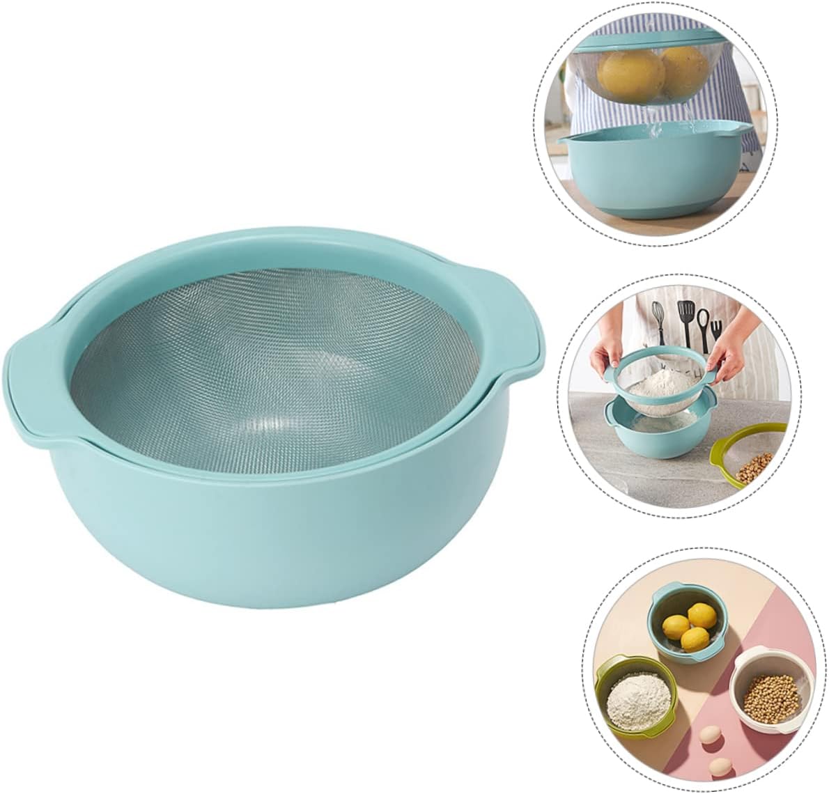 SWOOMEY vegetable basket Fine Mesh Flour Sifter basket