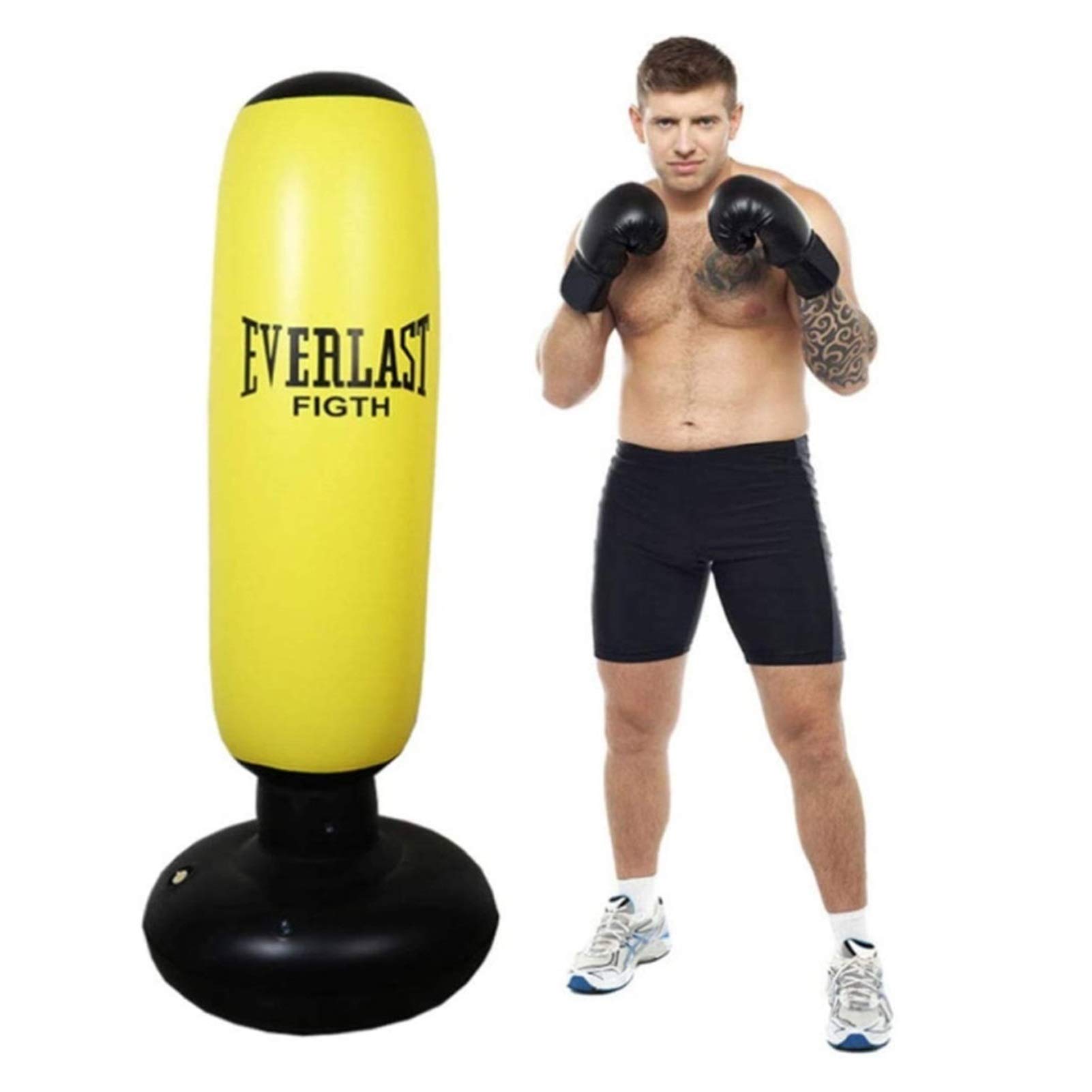 Sac De Boxe Gonflable Sac De Frappe Punch Bag Inflatable