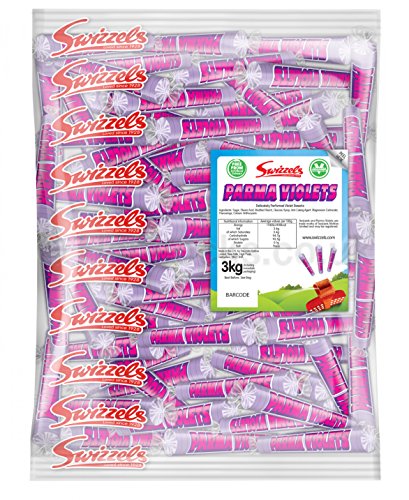 Swizzels Parma Violets Sweets Bag 3kg Candy Treats (1 3KG Bag)