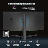 Z-Edge 34 Inch Ultrawide Curved Gaming Monitor 165Hz 1ms MPRT, 3440x1440 UWQHD, 21:9 VA Panel, Tilt Swivel Height Adjustable, FreeSync, DisplayPort (165Hz) HDMI (100Hz), PIP & PBP, Black - 5