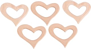 HAPINARY 5 Peças Bloco De Brinquedo Para Mastigar Brinquedos De Animais Para Bebês Brinquedo Infantil Adorável Brinquedo De Mastigar Para Crianças Brinquedo Infantil De Madeira Adorável