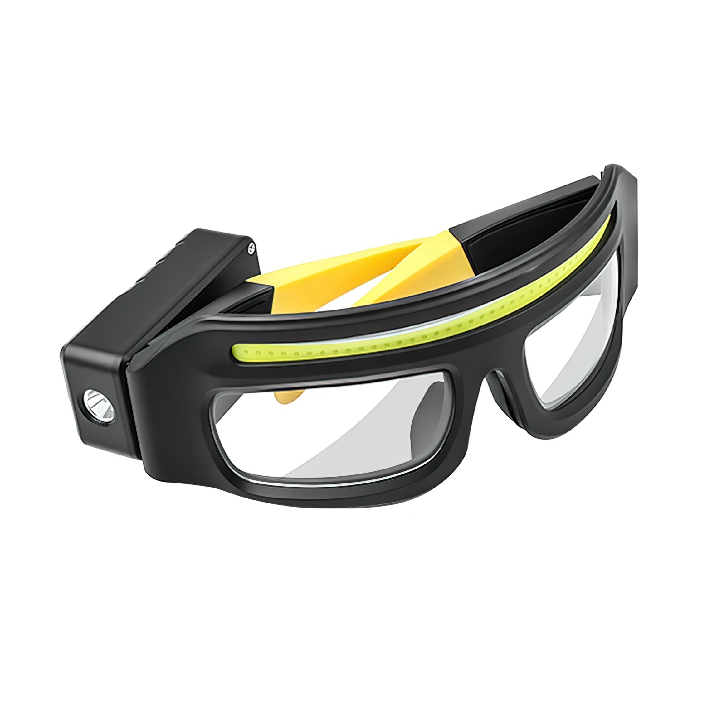 Multi Functional Glasses lamp Head Wearable Headlight, Ultra Bright LED Sensing Headlight (Yellow)-image-34