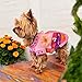 BABY PINK Handmade Peruvian Dog Sweater. Zip up the back design makes it easy to put on. Sizes for dogs 1.5 lbs to 40 lbs. (6 (12-16 lbs))