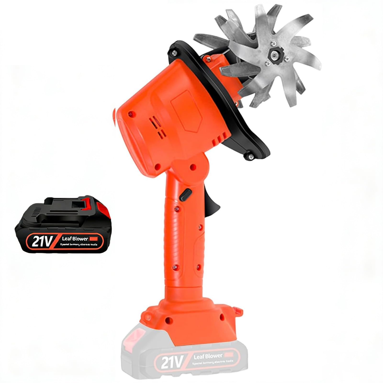 Cultivateur électrique sans fil 21V pour béquiller la terre dure du jardin sans effort