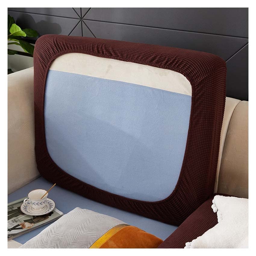 uyeoco Sofa Cushion Covers 3 2 4 1 Seater Replacement Separate Seat Covers Stretch Printed Sofa Seat Slipcover Elastic Dustproof Slipcover Sofa Cover Cushion Protector(#4,2 seats (100-125cm))