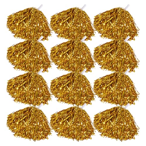 Pompons de pom-pom girl pour danse et rallyes sportifs Bemonew