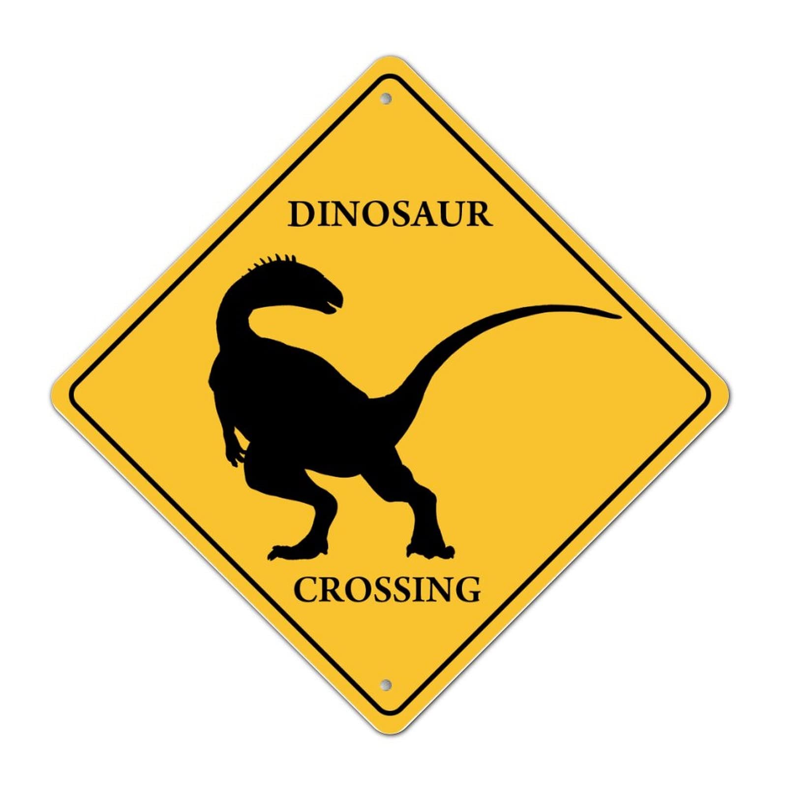 Caution Trees Don't Move Xing Funny Aluminum Sign - 12x12 Inch Novelty Road Wall Decor