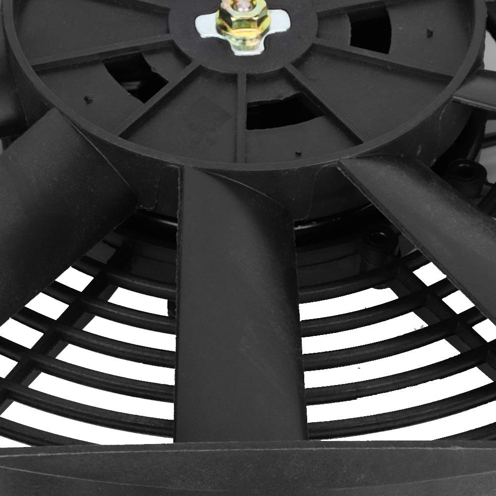 KSTE 12" 12V 80W universal for coche acondicionador de aire del ventilador de refrigeración del motor electrónica Accesorios for el coche